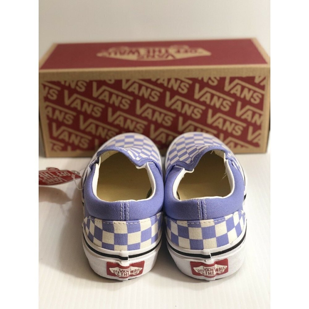 Vans Classic Slip On (Checkerboard) Pale Iris shoes - Picture 5 of 13